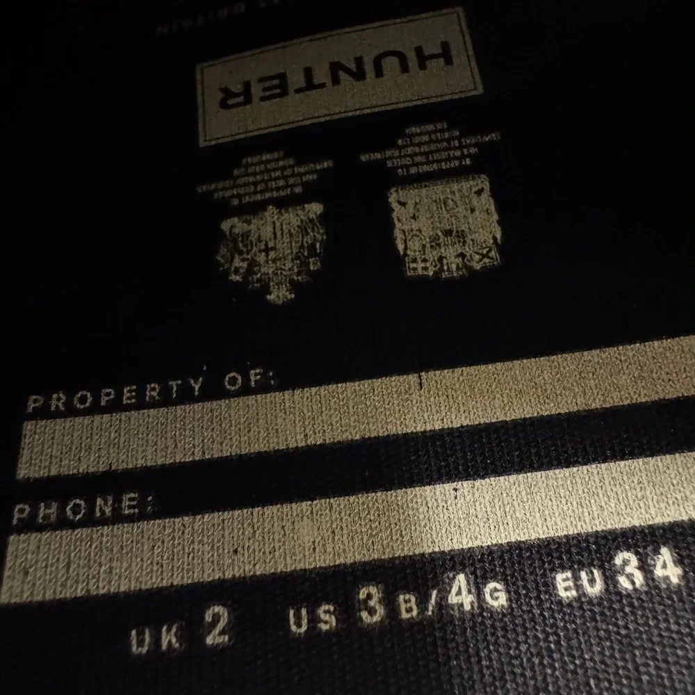 Hunter Glossy Black Buckle Boots. Kids size 3B/4G - Picture 6 of 7